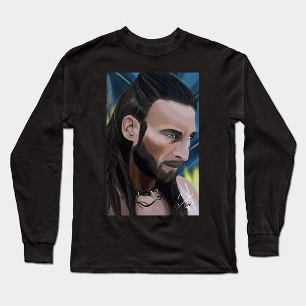 Black Sails Captain Charles Vane Long Sleeve T-Shirt by OCDVampire